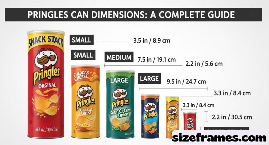 How Tall Is a Pringles Can