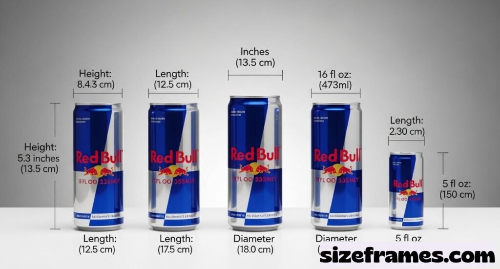 Red Bull Can Dimensions