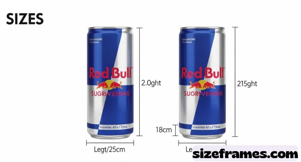 Red Bull Can Dimensions
