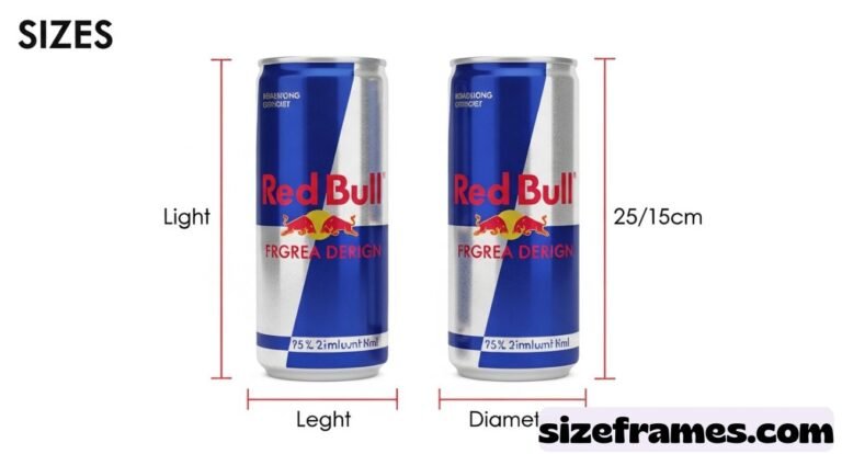 Red Bull Can Dimensions