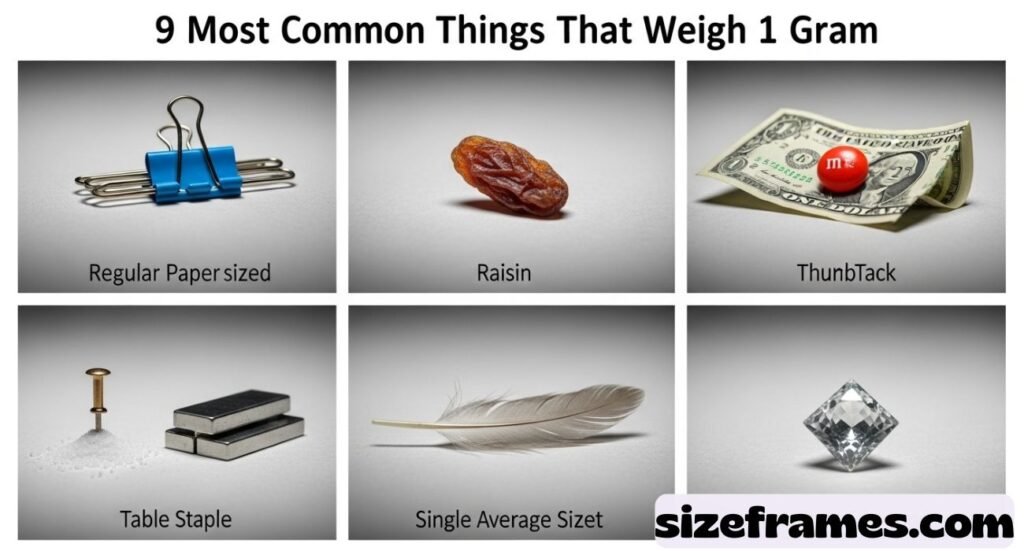 Things That Weigh 1 Gram