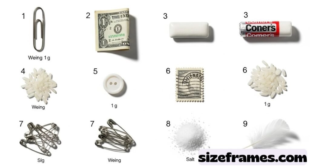 Things That Weigh 1 Gram