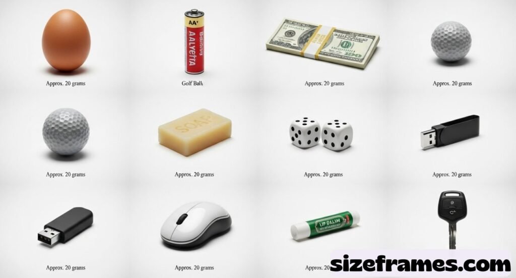 Things That Weigh About 20 Grams