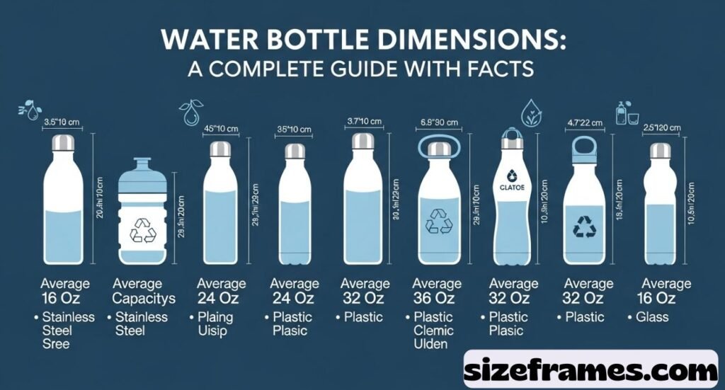 Water Bottle Dimensions