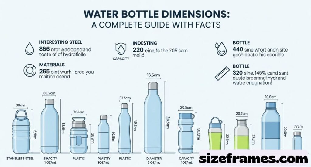 Water Bottle Dimensions