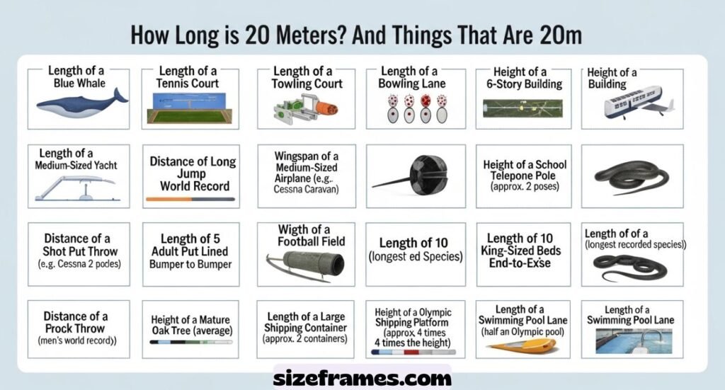 How Long is 20 Meters