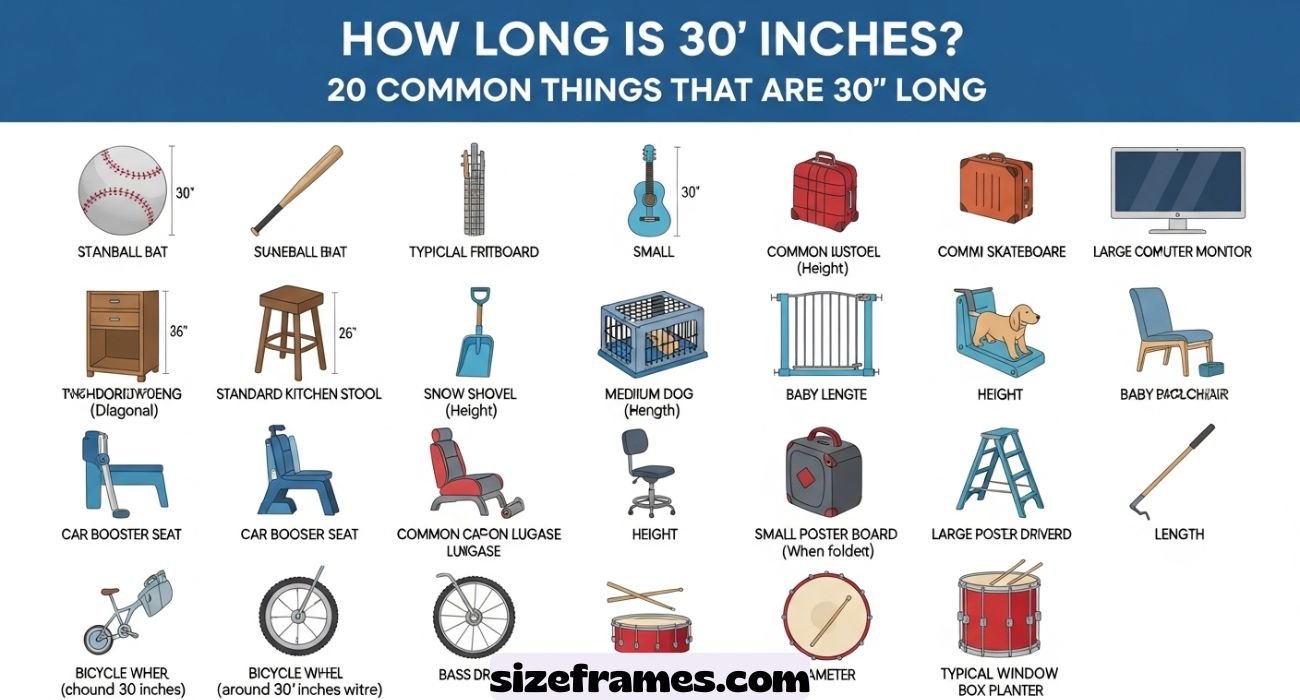 How Long Is 30 Inches