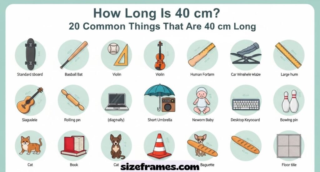 How Long Is 40 Cm