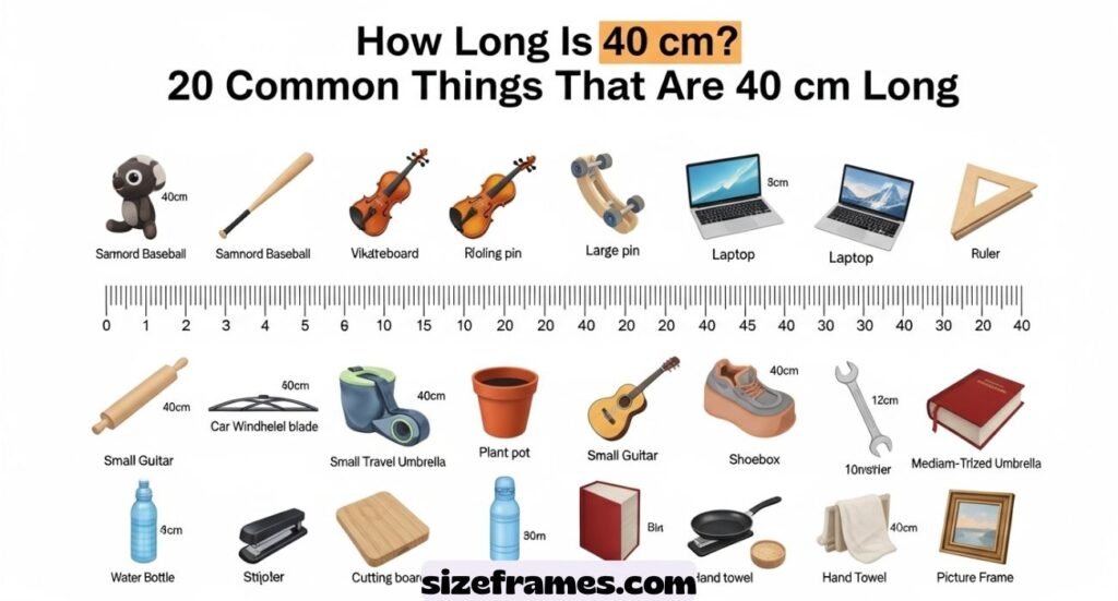 How Long Is 40 Cm