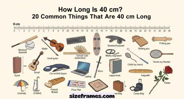 How Long Is 40 Cm