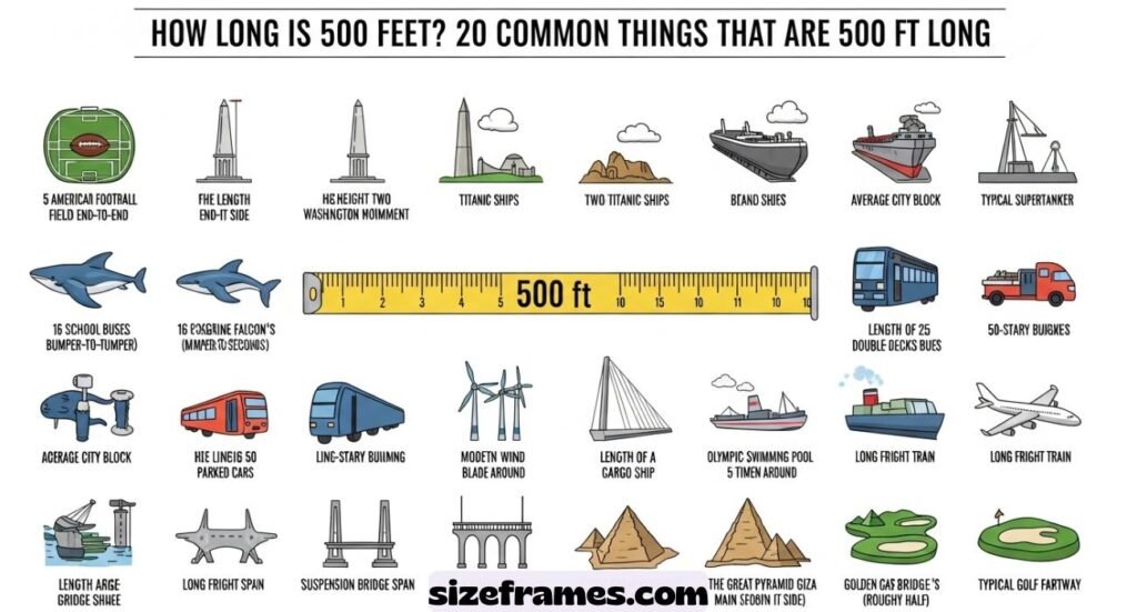 How Long Is 500 Feet