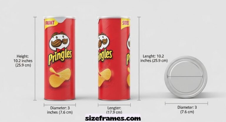 Pringles Can Dimensions